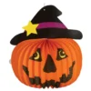 Lanterna di carta zucca con cappello da strega 28 cm