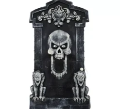 Lapide del cimitero Gargoyle con luce e suono 91,5x50 cm