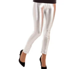 Leggings argentati per donna