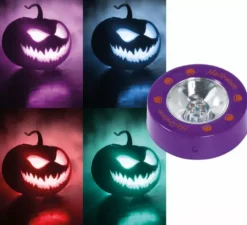 Luce zucca multicolore 6,6 cm