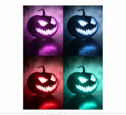 Luce zucca multicolore 6,6 cm