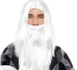 lunga e liscia da mago bianco