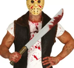 Machete con sangue 74 cm