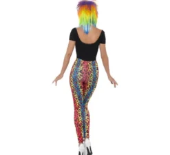 Maglia con stampa leopardo multicolor