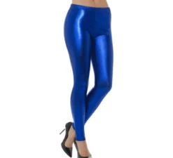 Maglia metallica blu per donna