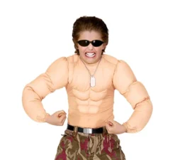 Maglietta con Super Muscoli per bambini e ragazzi