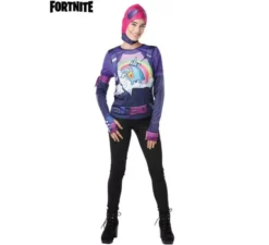Maglietta Costume con cappuccio bomber british fortnite per donna