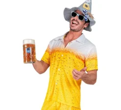 "Maglietta da uomo a maniche corte con scritta ""Birra"""