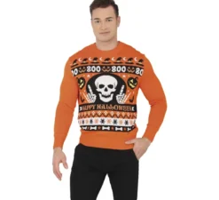 Maglione da uomo Halloween Boo