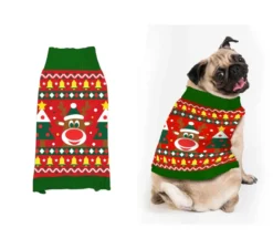 Maglione natalizio per cani con renne