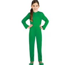 Maillot o tuta in maglia verde per bambini