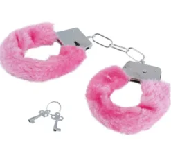 Manette con velluto rosa
