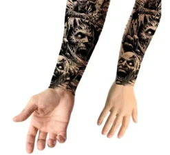Manica con tatuaggio zombie