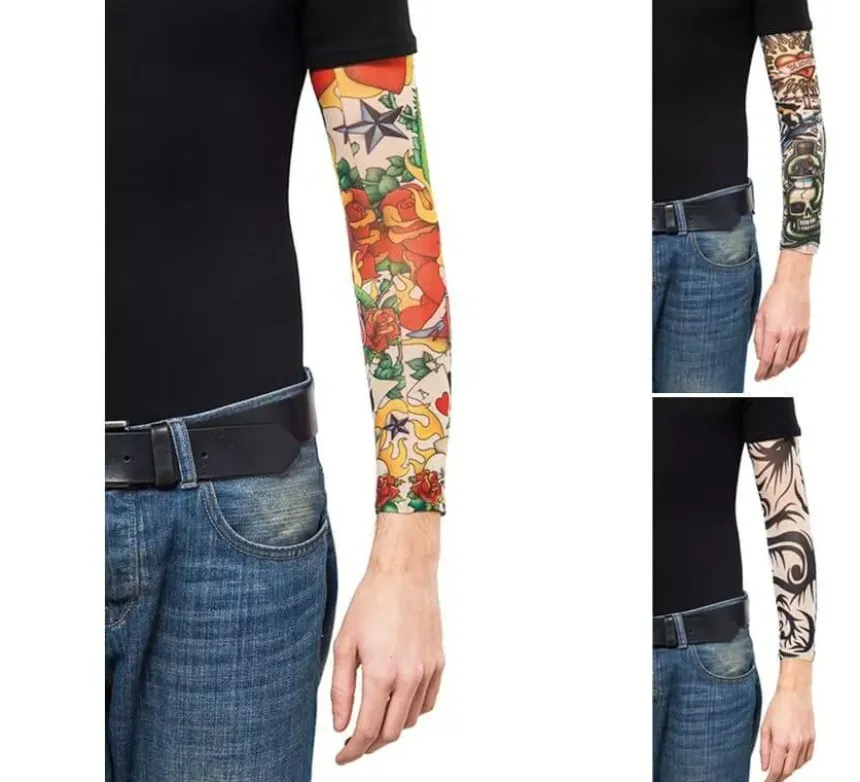 Manicotto con tatuaggi modelli assortiti
