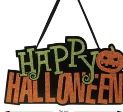 Manifesto Happy Halloween 34x19 cm