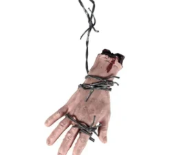 Mano insanguinata con filo 22x10 cm