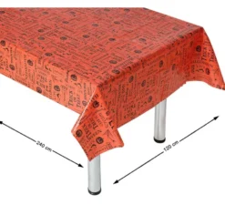 Mantel arancione zucche di 120x240 cm