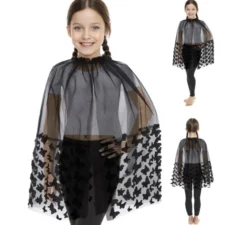 Mantella in tulle con farfalla 3D per bambini