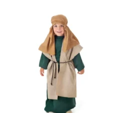 Mantello color sabbia per bambino, costume ebraico o da San Giuseppe