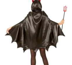 Mantello da diavolo con cappuccio da donna