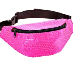 Marsupio con paillettes in vari colori neon
