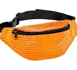 Marsupio con paillettes in vari colori neon