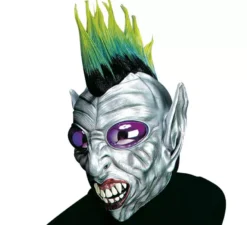 Maschera aliena punky con stemma
