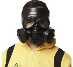 Maschera antigas nera
