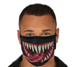 Maschera a 3 strati di tessuto Zanne Giants adulti