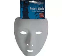 Maschera bianca fantasma per adulti