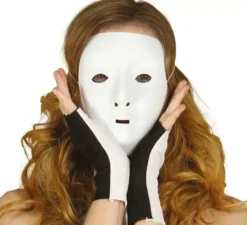 Maschera bianca. Ideale per decorare.