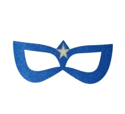 Maschera blu di supereroina