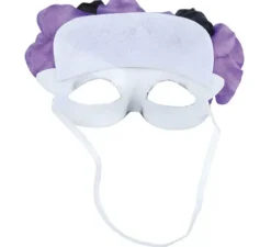 Maschera Catrina Fiori lilla e neri