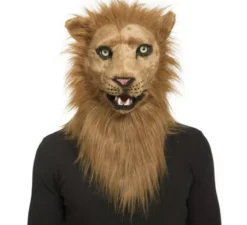 Maschera con mascella mobile di leone