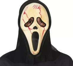 Maschera da Assassino Sanguinario con cappuccio