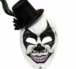 Maschera da clown con cappello Commedia dell'Arte