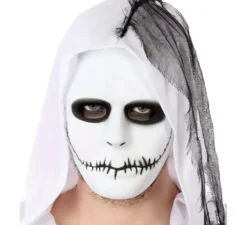 Maschera da Fantasma con la bocca cucita