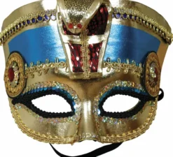 Maschera da faraone con cobra adulto