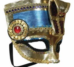 Maschera da faraone con cobra adulto
