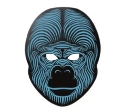 Maschera da gorilla illuminazione led