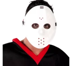 Maschera da hockey bianca