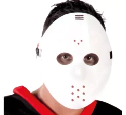 Maschera da hockey bianca