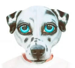 Maschera dalmata stampata triste