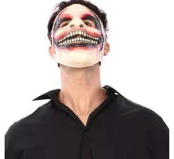 Maschera da lottatore professionista scura per adulti
