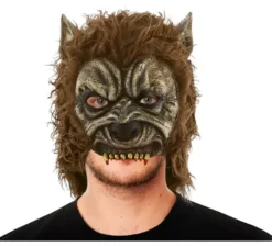 Maschera da lupo mannaro a metà viso