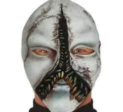 Maschera da mostro con denti in lattice
