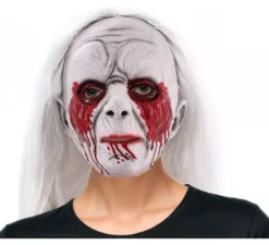 Maschera da orco con sangue
