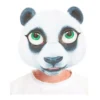 Maschera da panda con stampa di grandi occhi