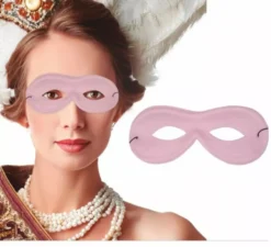 Maschera da Pierrot brillante in vari colori