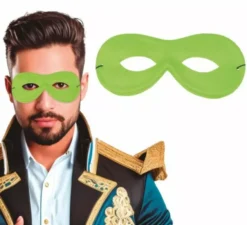 Maschera da Pierrot brillante in vari colori